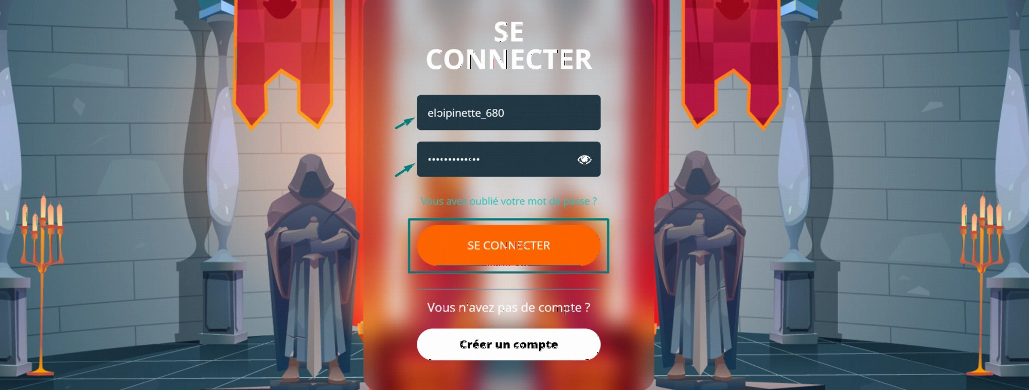 Interface de connexion Locowin